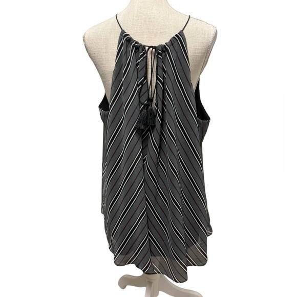 LANE BRYANT Stripes Sleeveless top w Tassel Ties Size 22/24 - Picture 2 of 6